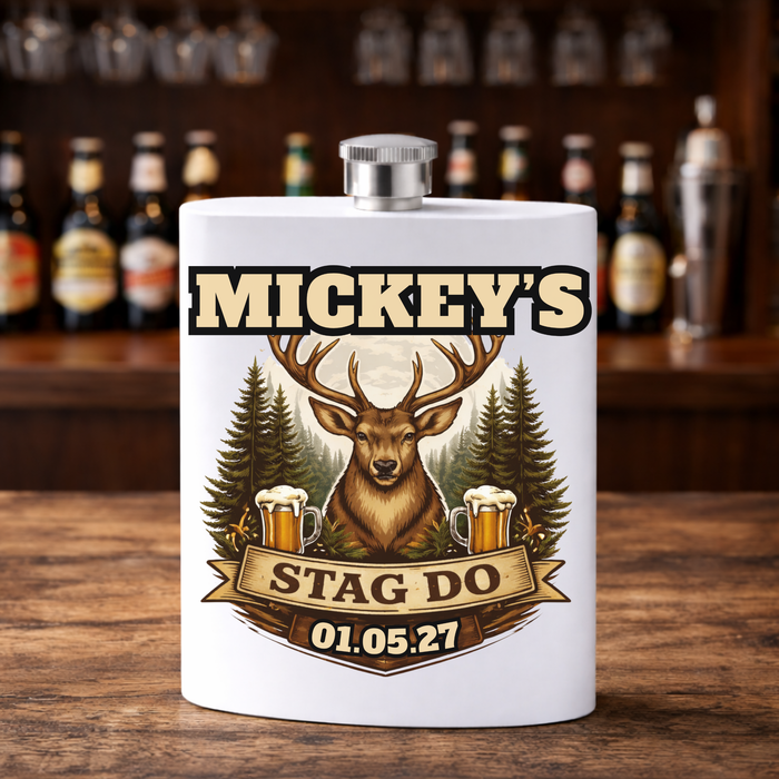 Personalised Name Stag Do Colour