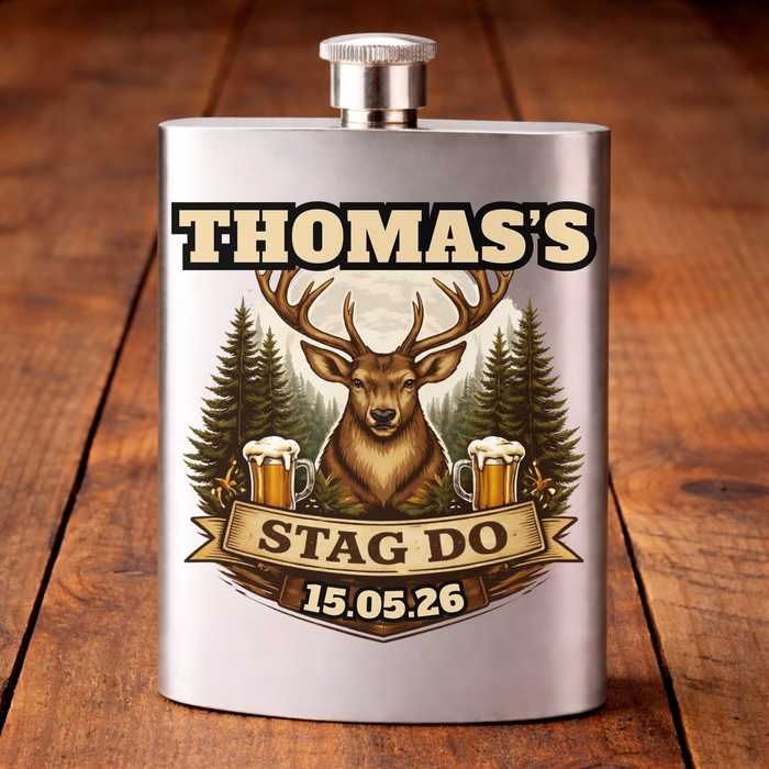Personalised Name Stag Do Colour