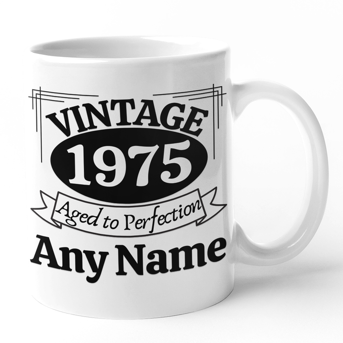 Vintage 1975 Aged To Perfection 'Add Name'
