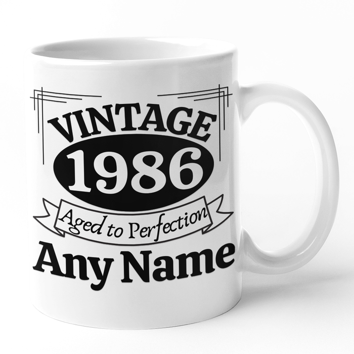 Vintage 1986 Aged To Perfection 'Add Name'