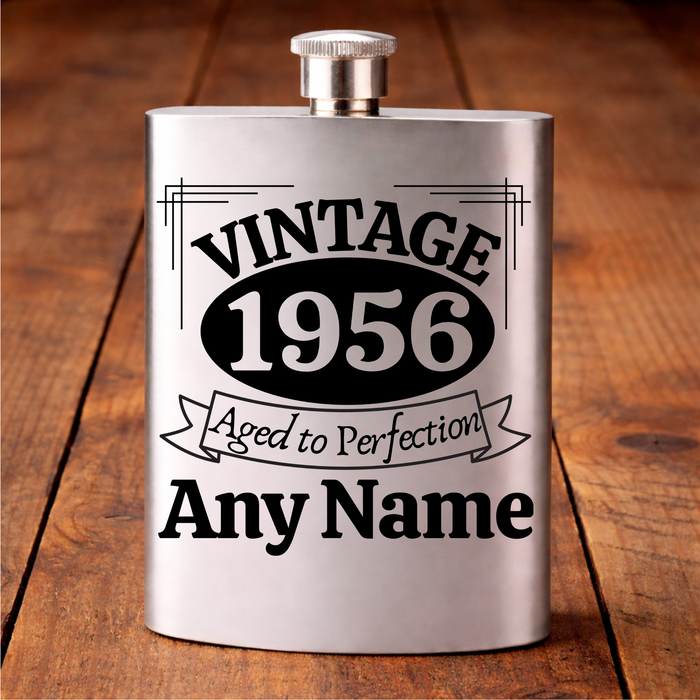 Personalised Vintage 70th Name