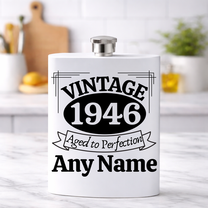 Personalised Vintage 80th Name