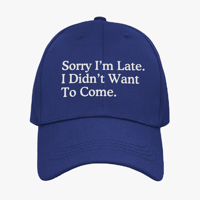 Sorry I'm Late. I Didn't Want To Come