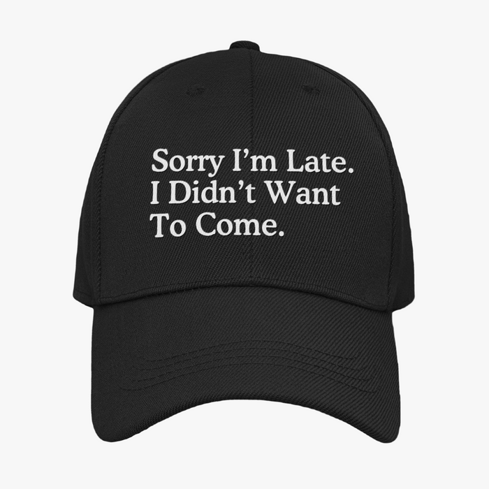 Sorry I'm Late. I Didn't Want To Come