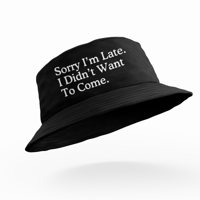 Sorry I'm Late. I Didn't Want To Come