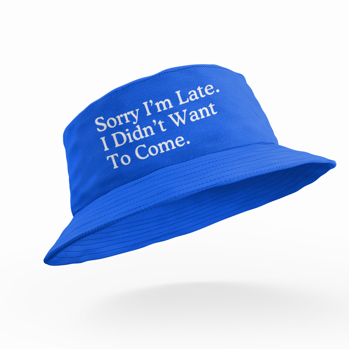 Sorry I'm Late. I Didn't Want To Come
