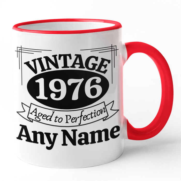 Vintage 1976 Aged To Perfection 'Add Name'