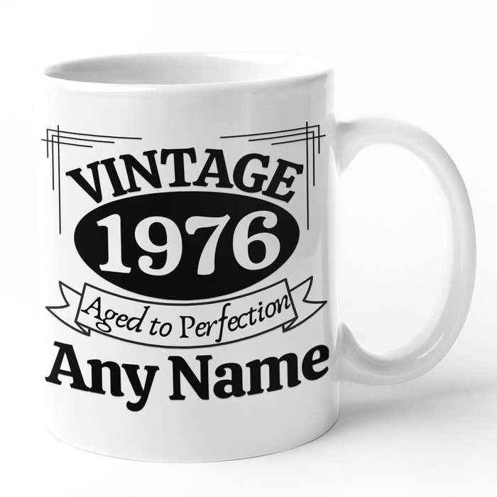 Vintage 1976 Aged To Perfection 'Add Name'