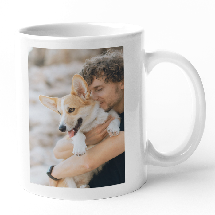 Personalised Photo Mug With Text