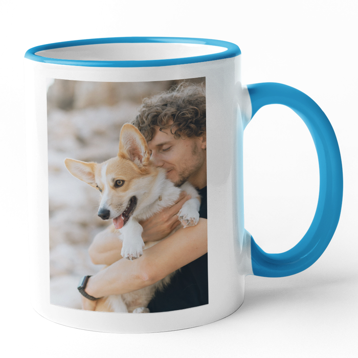 Personalised Photo Mug With Text