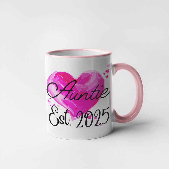 Auntie + Uncle Est 2025 (Mug Set)