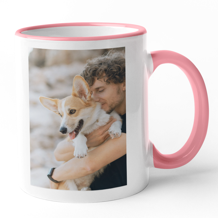 Personalised Photo Mug With Text