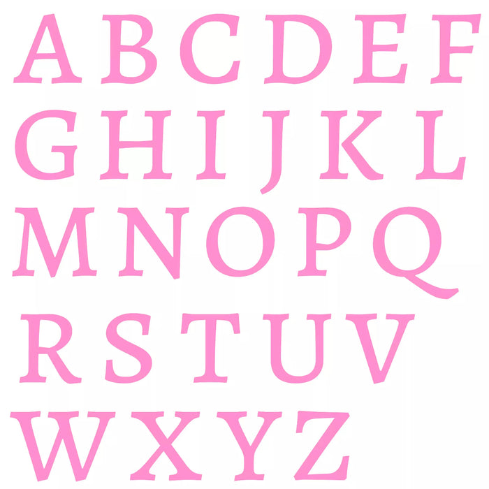 Pink Initial Name