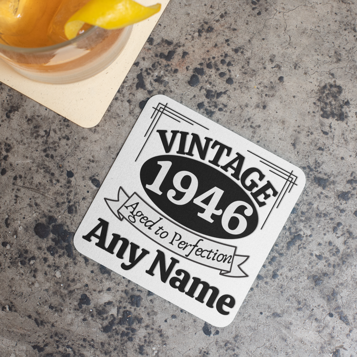 Vintage 1946 Aged To Perfection 'Add Name'