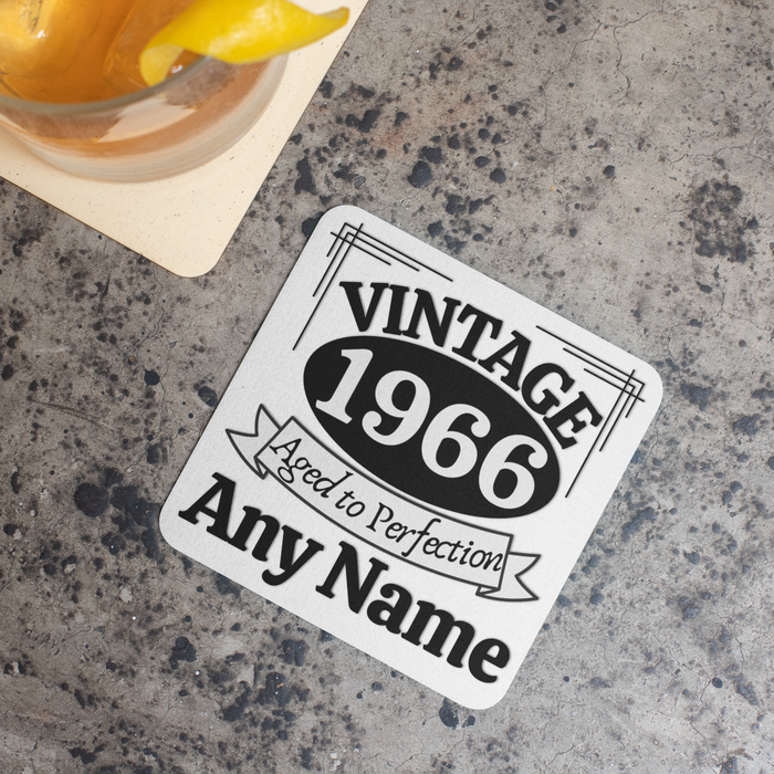 Vintage 1966 Aged To Perfection 'Add Name'