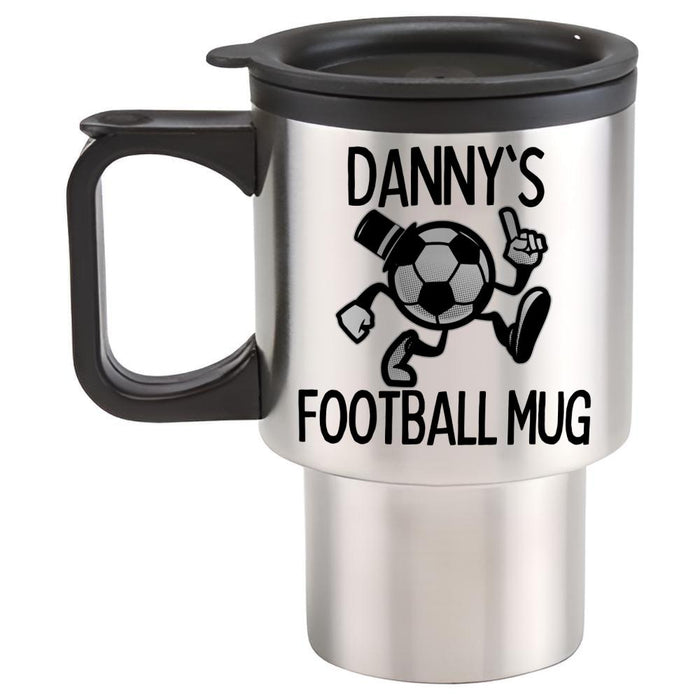 (Name) Football Travel Mug