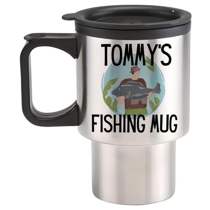 (Name) Fishing Travel Mug