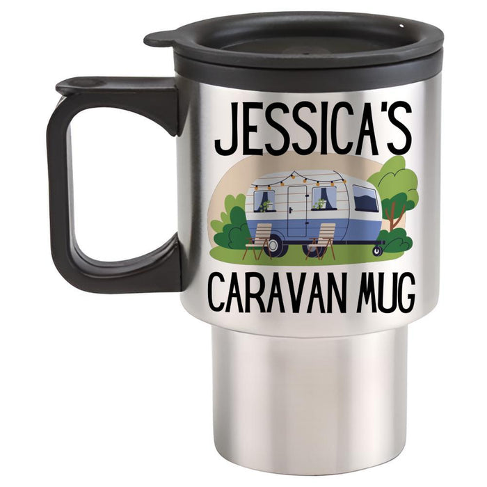 (Name) Caravan Travel Mug