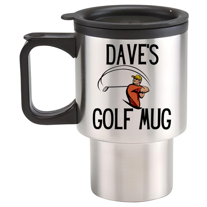 (Name) Golf Travel Mug