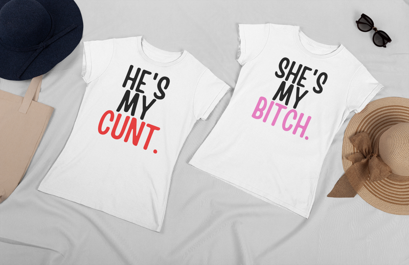 He's My Cunt + She's My Bitch (Set)