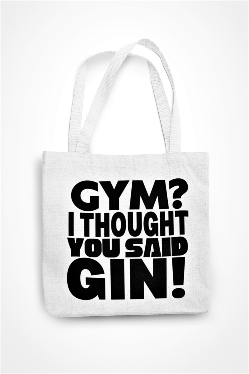 Gym? I Thought You Said Gin!