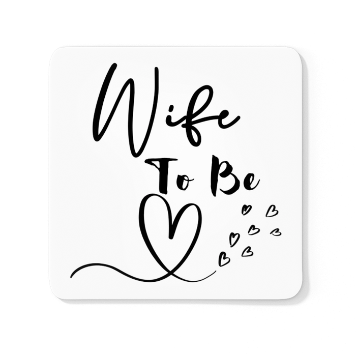 Husband To Be & Wife To Be (Coaster set)