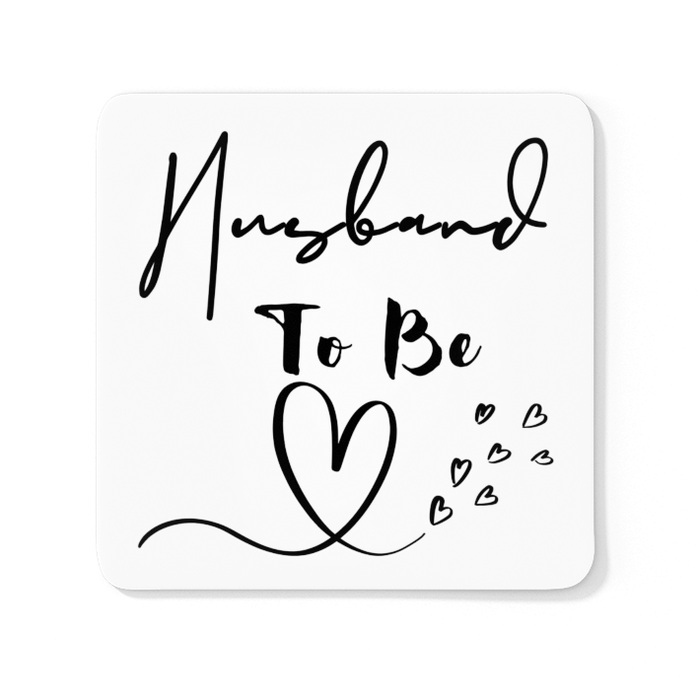 Husband To Be & Wife To Be (Coaster set)