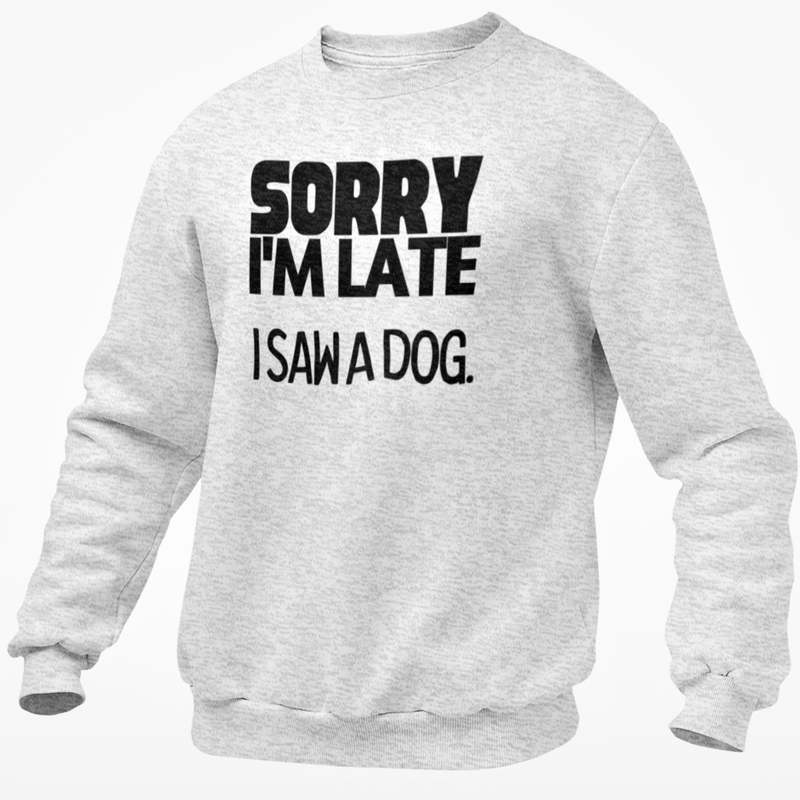 Sorry I'm Late I Saw A Dog
