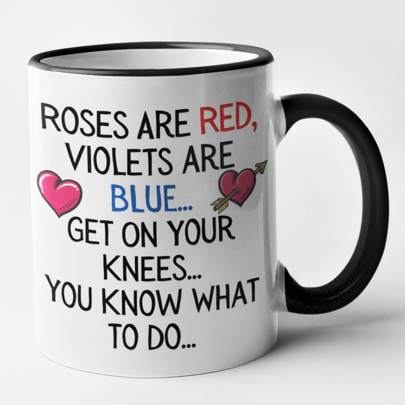 Poem - Roses Are Red , Violets Are Blue, Get On Your Knees