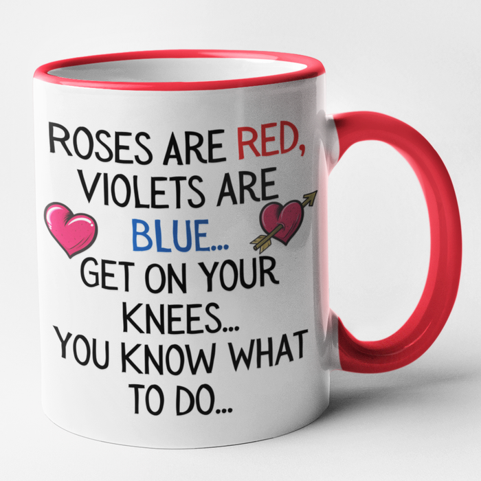 Poem - Roses Are Red , Violets Are Blue, Get On Your Knees