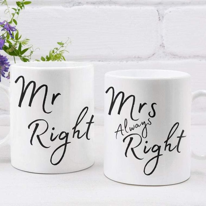 Mr Right & Mrs Always Right (Mug Set)