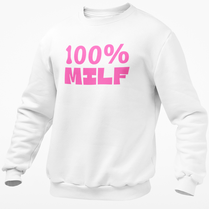 100% MILF (Glitter Text)