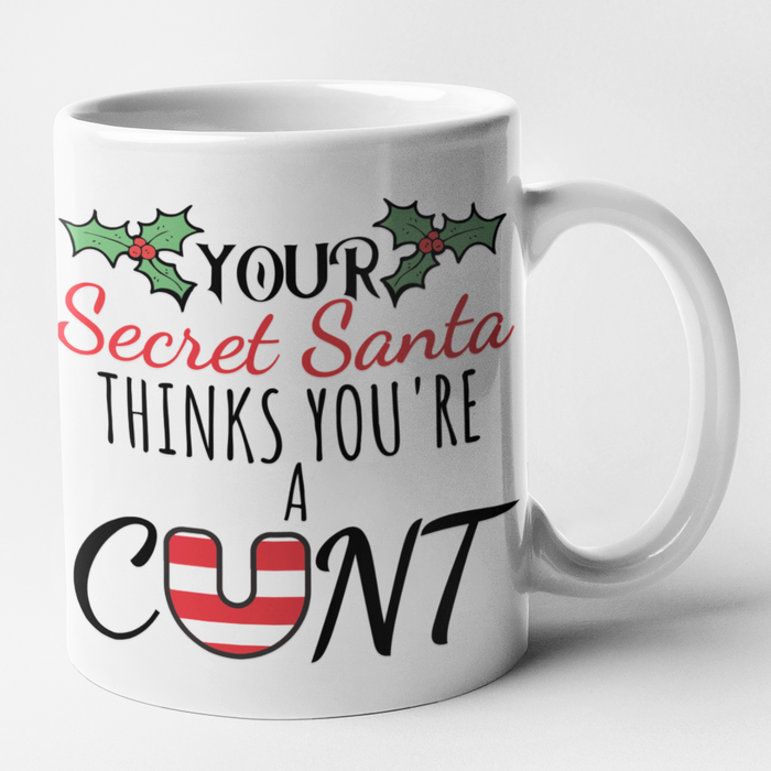 Your Secret Santa Thinks You're A Cunt