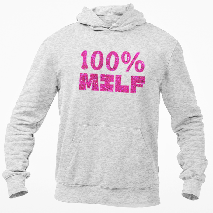 100 % Milf (Glitter Text)