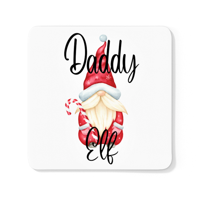Mummy Elf + Daddy Elf (Coaster set)