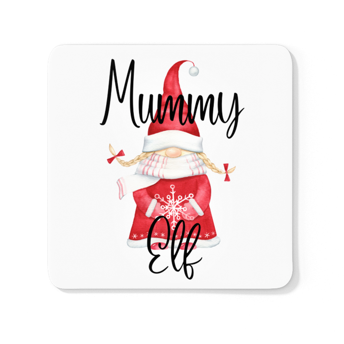 Mummy Elf + Daddy Elf (Coaster set)